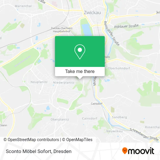 Карта Sconto Möbel Sofort