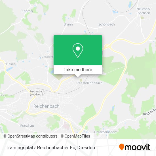 Карта Trainingsplatz Reichenbacher Fc