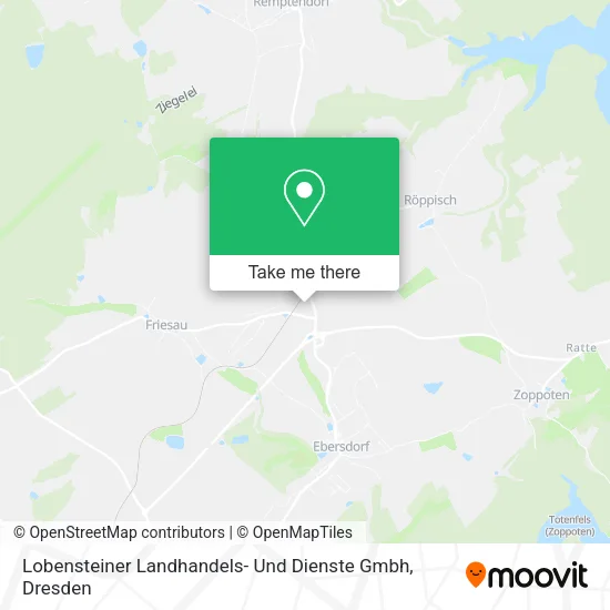 Карта Lobensteiner Landhandels- Und Dienste Gmbh