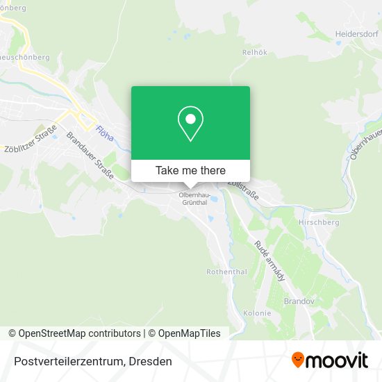 Карта Postverteilerzentrum