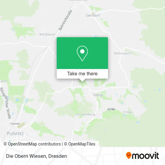 Карта Die Obern Wiesen
