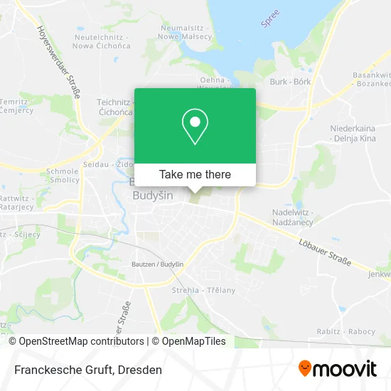 Карта Franckesche Gruft