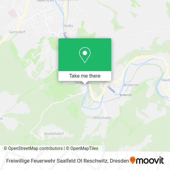 Freiwillige Feuerwehr Saalfeld Ot Reschwitz map