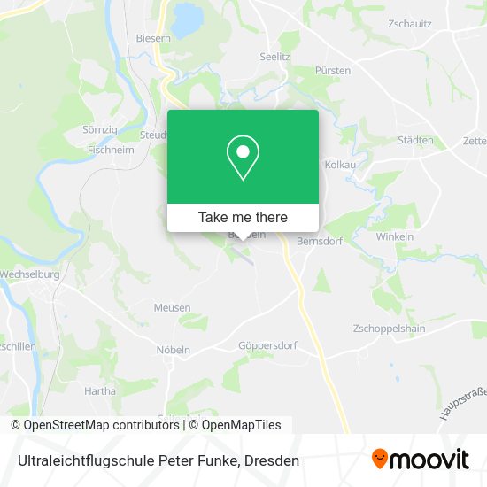 Карта Ultraleichtflugschule Peter Funke