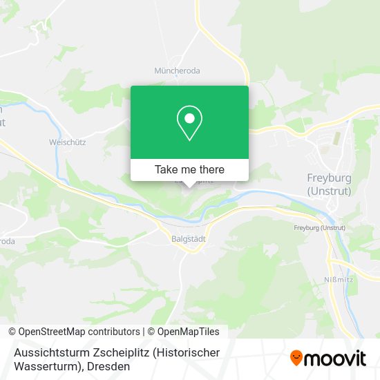 Карта Aussichtsturm Zscheiplitz (Historischer Wasserturm)