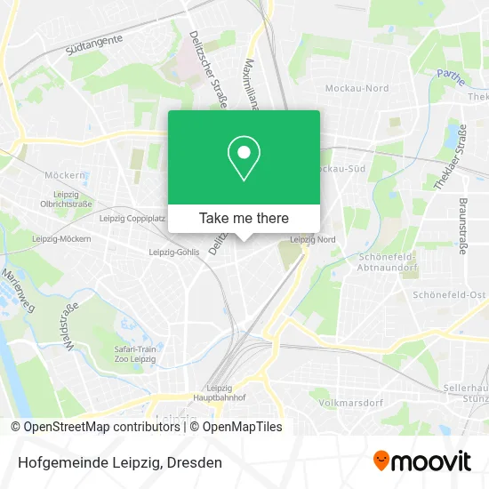 Hofgemeinde Leipzig map