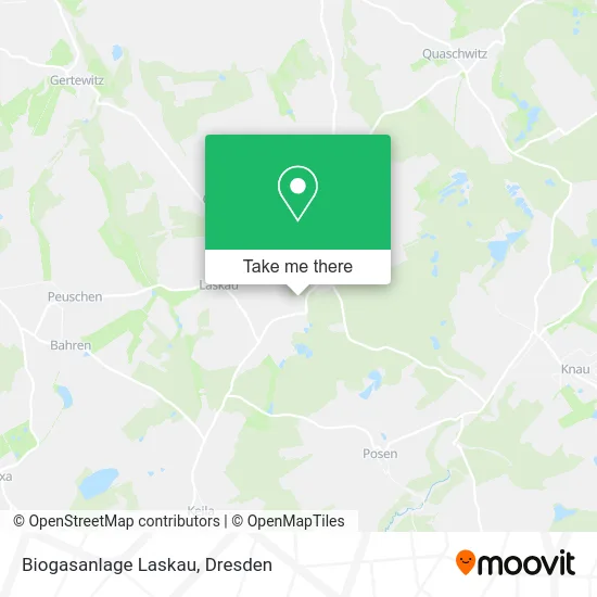 Карта Biogasanlage Laskau