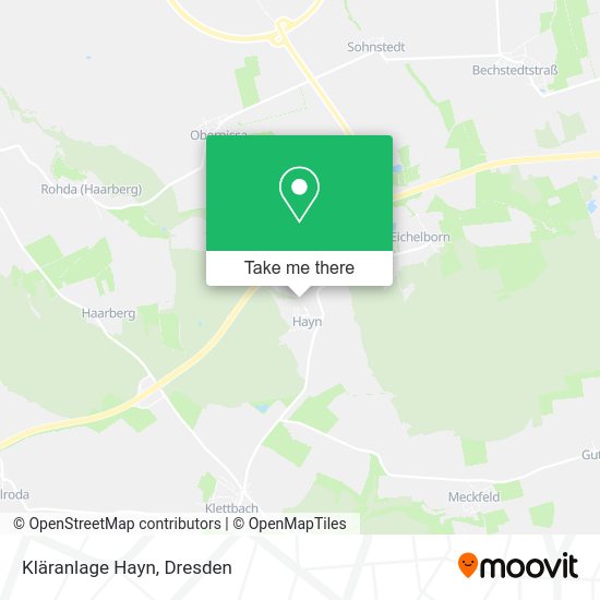 Карта Kläranlage Hayn