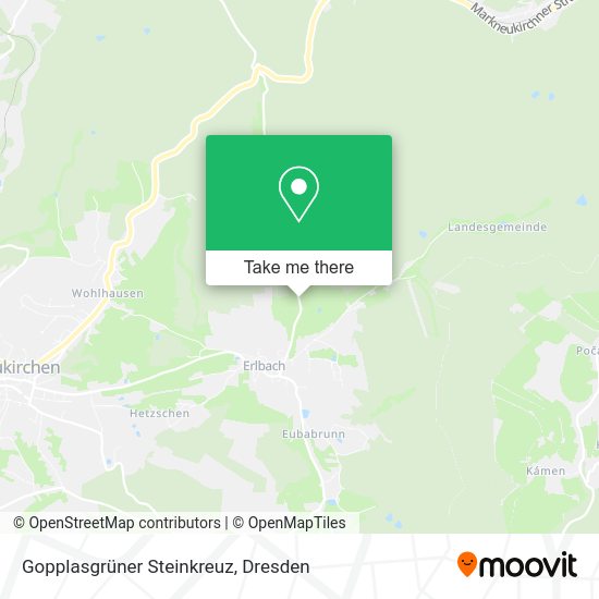 Карта Gopplasgrüner Steinkreuz