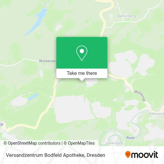 Карта Versandzentrum Bodfeld Apotheke