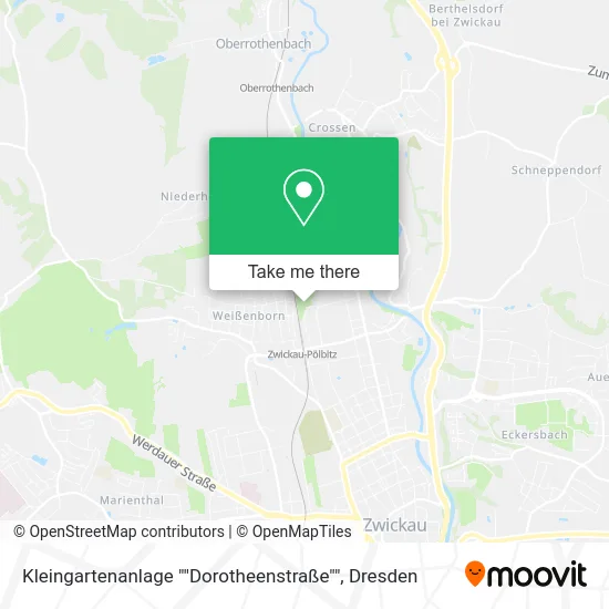 Карта Kleingartenanlage ""Dorotheenstraße""