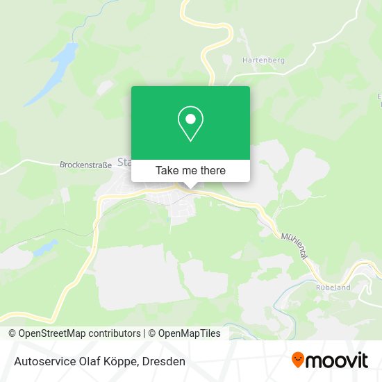 Карта Autoservice Olaf Köppe