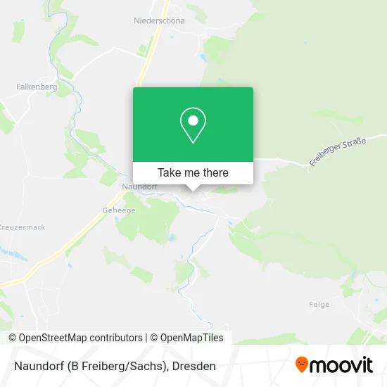 Карта Naundorf (B Freiberg/Sachs)