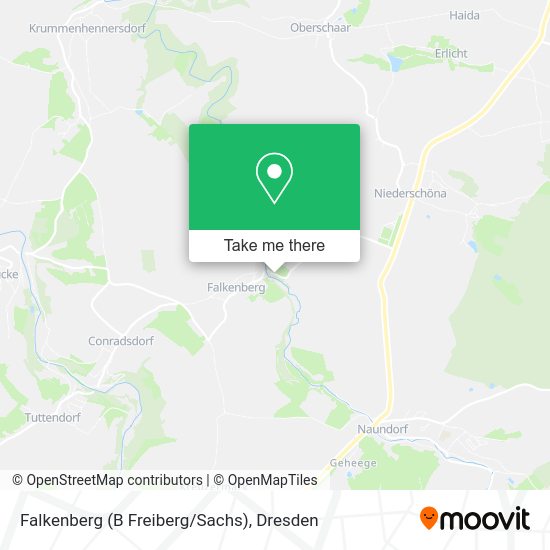 Карта Falkenberg (B Freiberg/Sachs)
