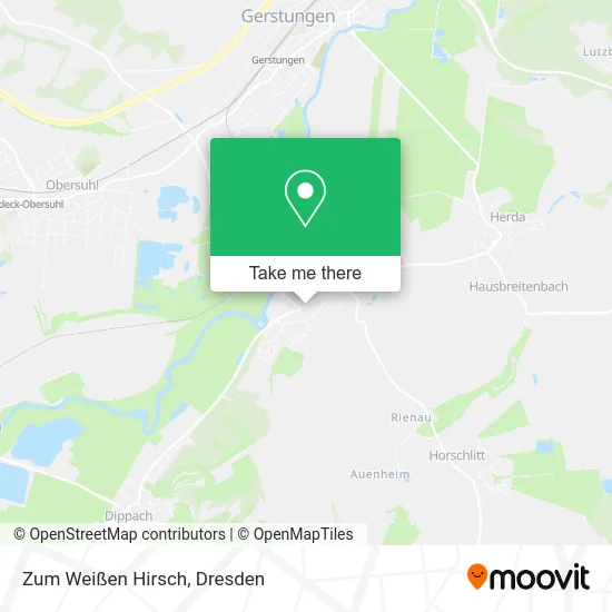 Карта Zum Weißen Hirsch