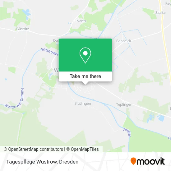 Карта Tagespflege Wustrow