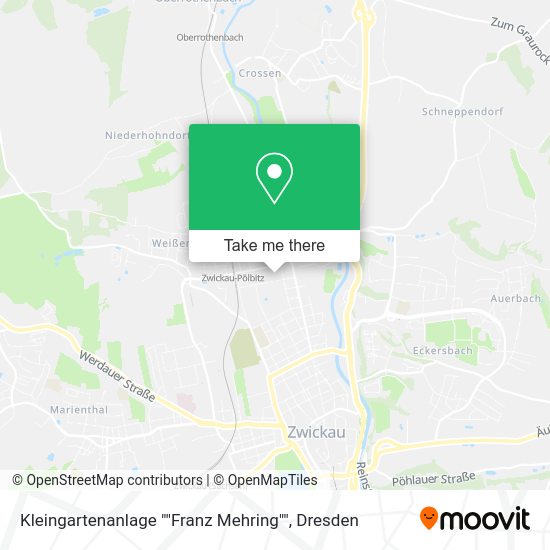 Карта Kleingartenanlage ""Franz Mehring""