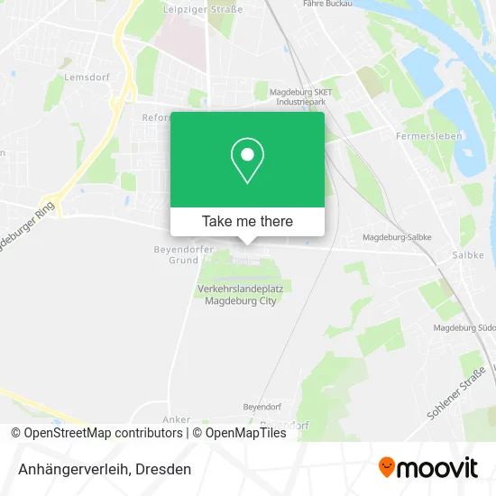 Карта Anhängerverleih