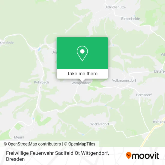 Карта Freiwillige Feuerwehr Saalfeld Ot Wittgendorf