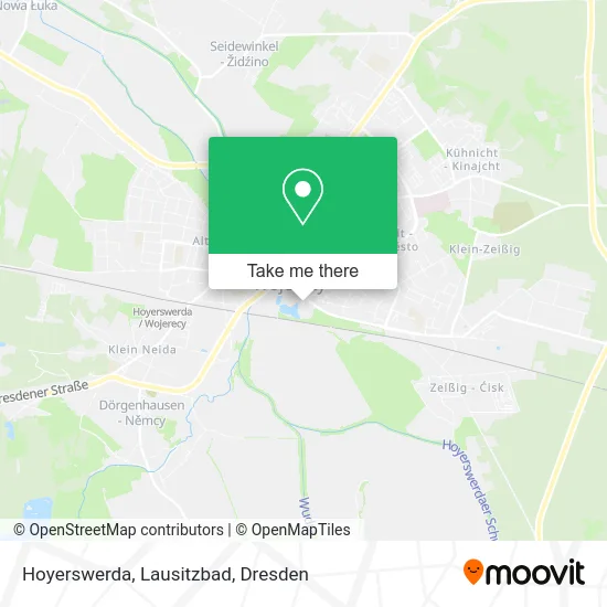 Карта Hoyerswerda, Lausitzbad