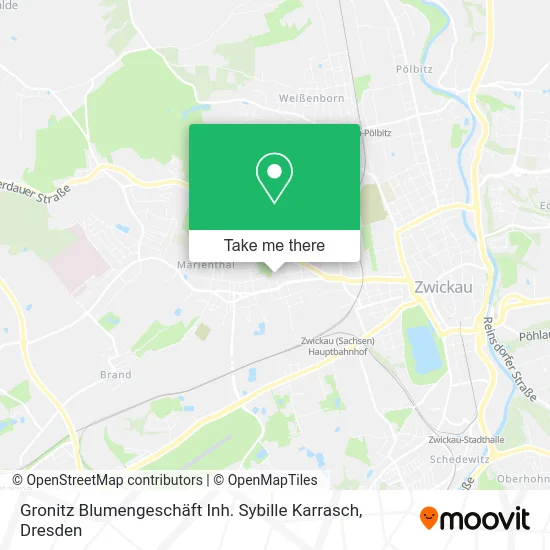 Карта Gronitz Blumengeschäft Inh. Sybille Karrasch