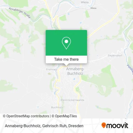 Карта Annaberg-Buchholz, Gehrisch Ruh
