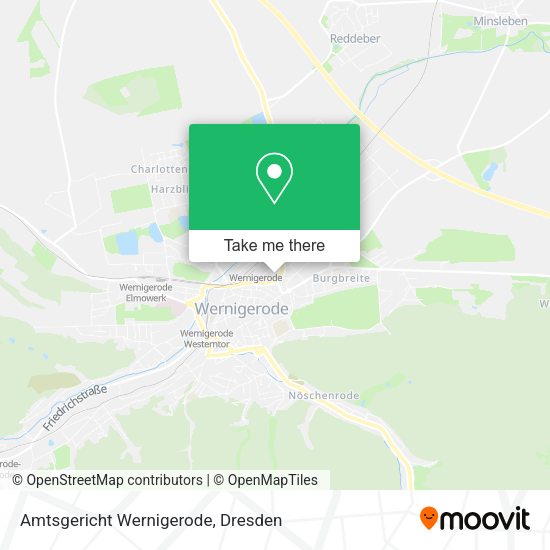 Карта Amtsgericht Wernigerode