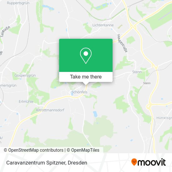 Карта Caravanzentrum Spitzner