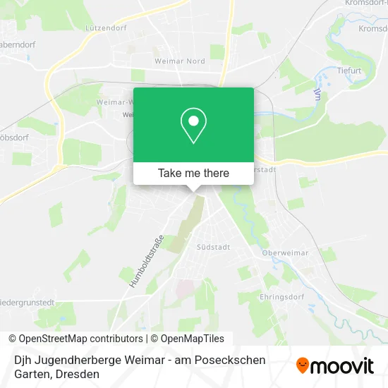 Карта Djh Jugendherberge Weimar - am Poseckschen Garten