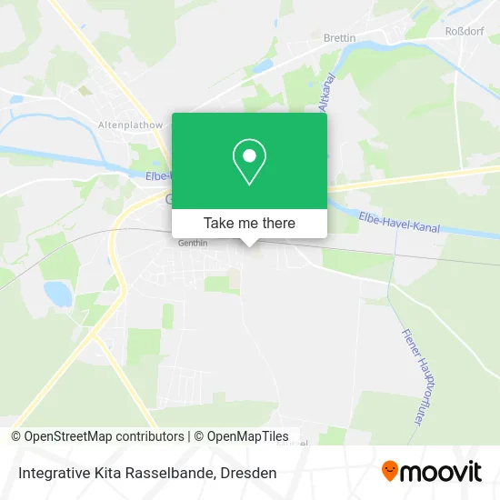 Карта Integrative Kita Rasselbande