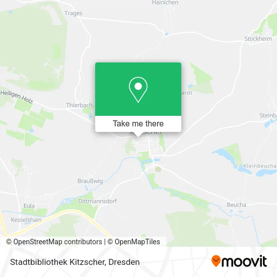Карта Stadtbibliothek Kitzscher
