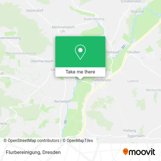 Карта Flurbereinigung