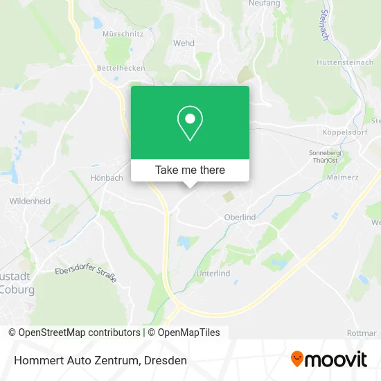 Карта Hommert Auto Zentrum