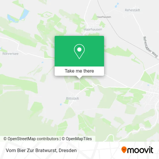 Карта Vom Bier Zur Bratwurst