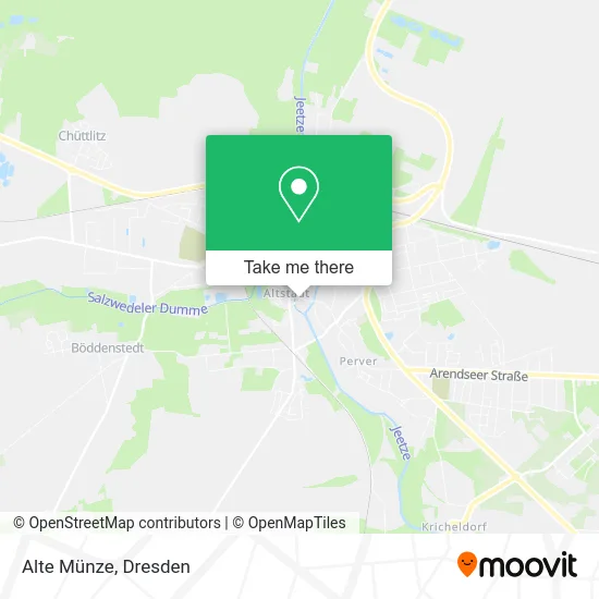 Карта Alte Münze
