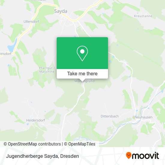 Карта Jugendherberge Sayda