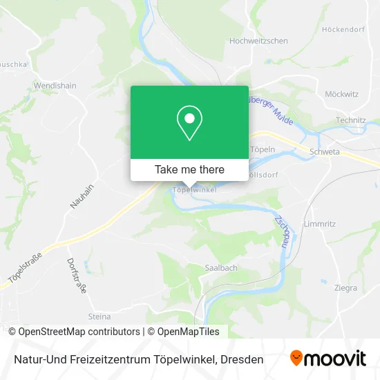 Карта Natur-Und Freizeitzentrum Töpelwinkel