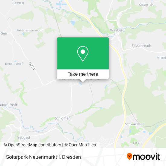 Карта Solarpark Neuenmarkt I