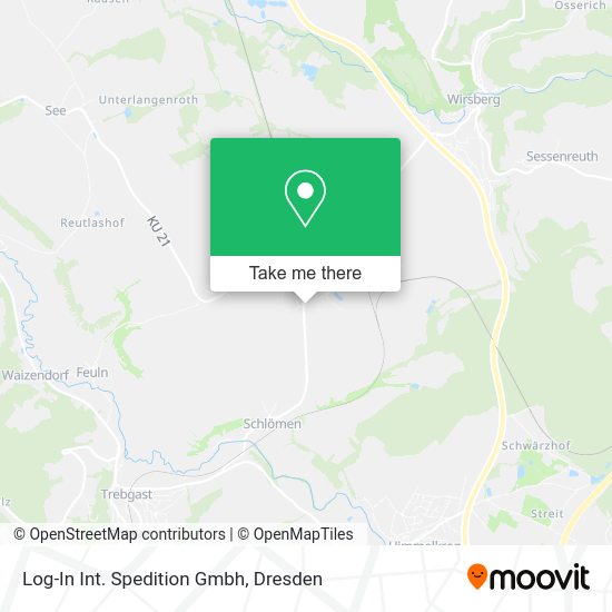 Карта Log-In Int. Spedition Gmbh