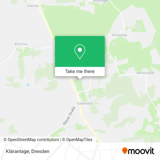 Карта Kläranlage