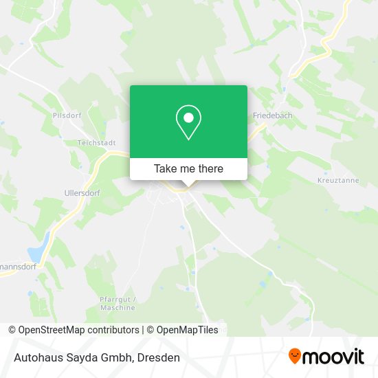 Карта Autohaus Sayda Gmbh