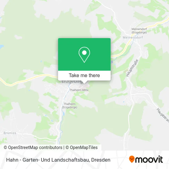 Карта Hahn - Garten- Und Landschaftsbau