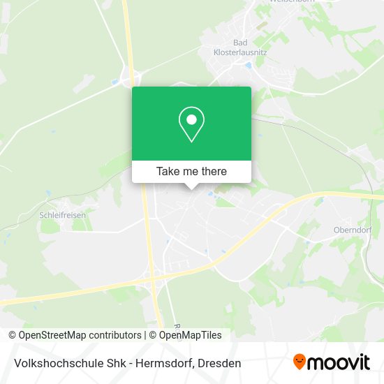 Карта Volkshochschule Shk - Hermsdorf
