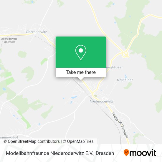 Карта Modellbahnfreunde Niederoderwitz E.V.
