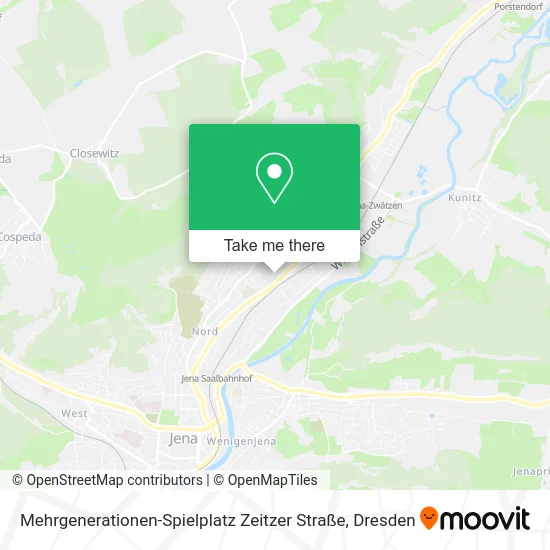 Карта Mehrgenerationen-Spielplatz Zeitzer Straße