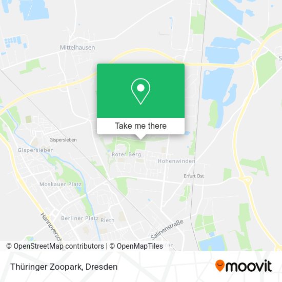 Карта Thüringer Zoopark