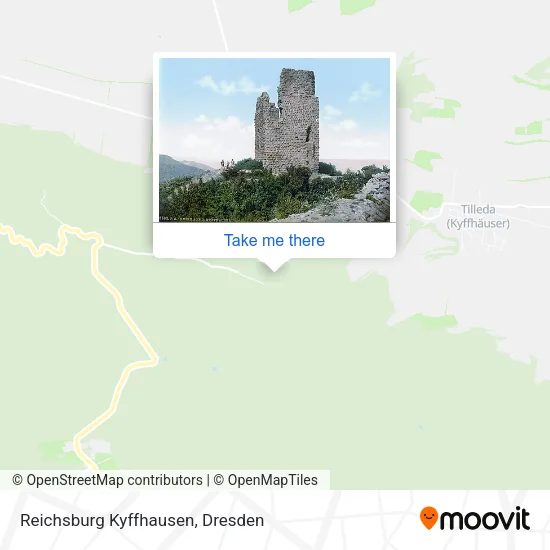 Карта Reichsburg Kyffhausen