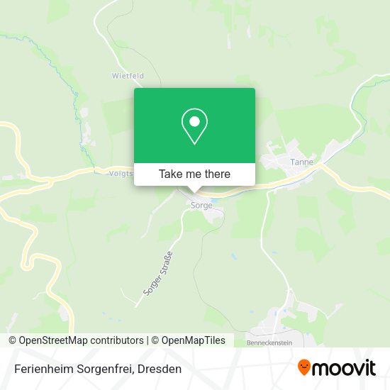 Карта Ferienheim Sorgenfrei