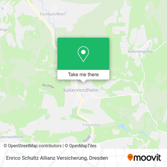 Карта Enrico Schultz Allianz Versicherung