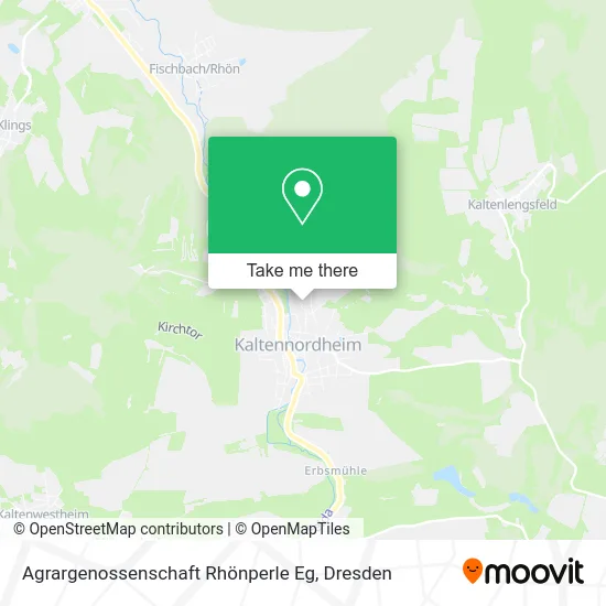 Agrargenossenschaft Rhönperle Eg map